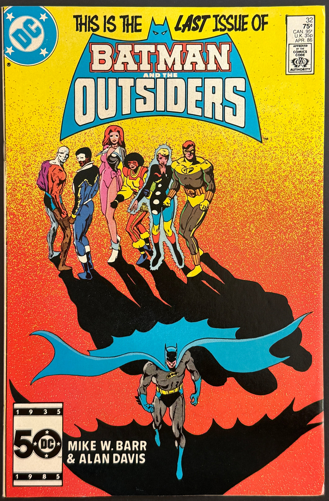Batman and the Outsiders (1986) #32