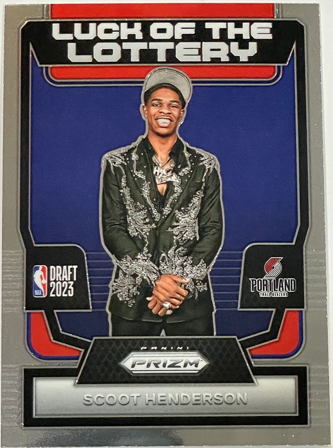 Scoot Henderson #14 2023 Panini Prizm Luck Of The Lottery