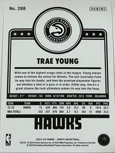 Trae Young #288 2023 Panini Hoops