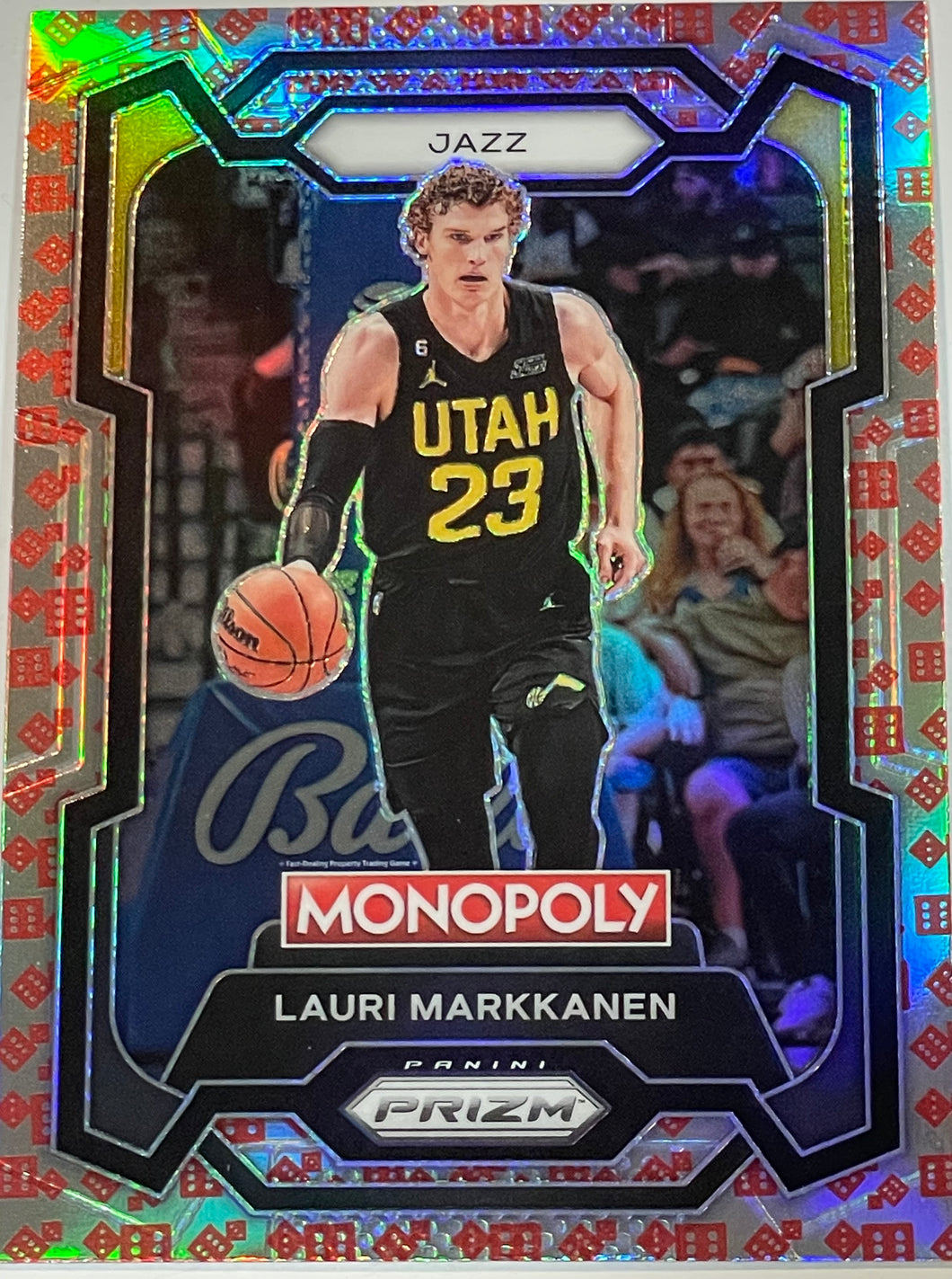 Lauri Markkanen [Dice] #85 2023 Panini Prizm Monopoly