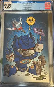 CGC 9.8 Transformers #22 Freely Abrigo Virgin Foil San Diego Comic Con 2025 exclusive limited to 300