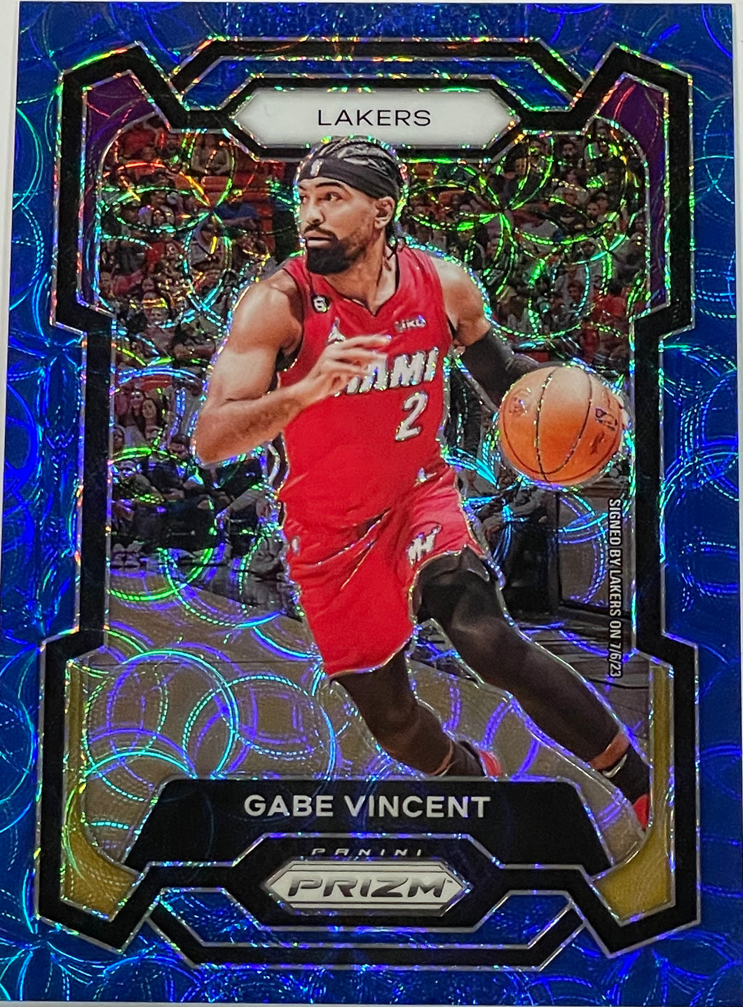 Gabe Vincent [Choice Blue] #225 2023 Panini Prizm