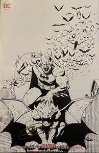 DCeased #1 Sajad Shah B&W minimal variant limited to 1,500 signed by Sajad Shah