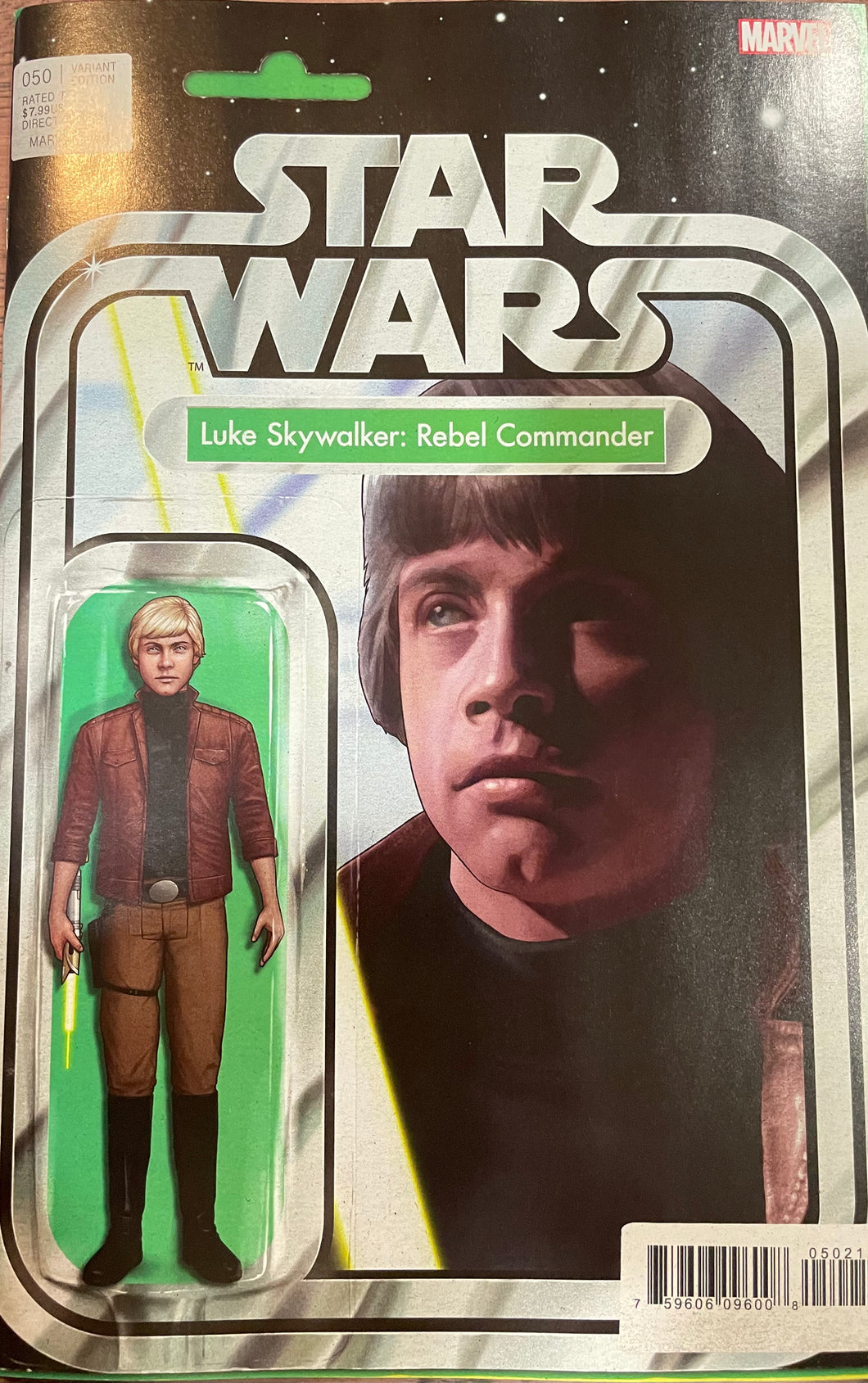Star Wars #50 (2020) John Tyler Christopher Action Figure variant - GIANT-SIZED