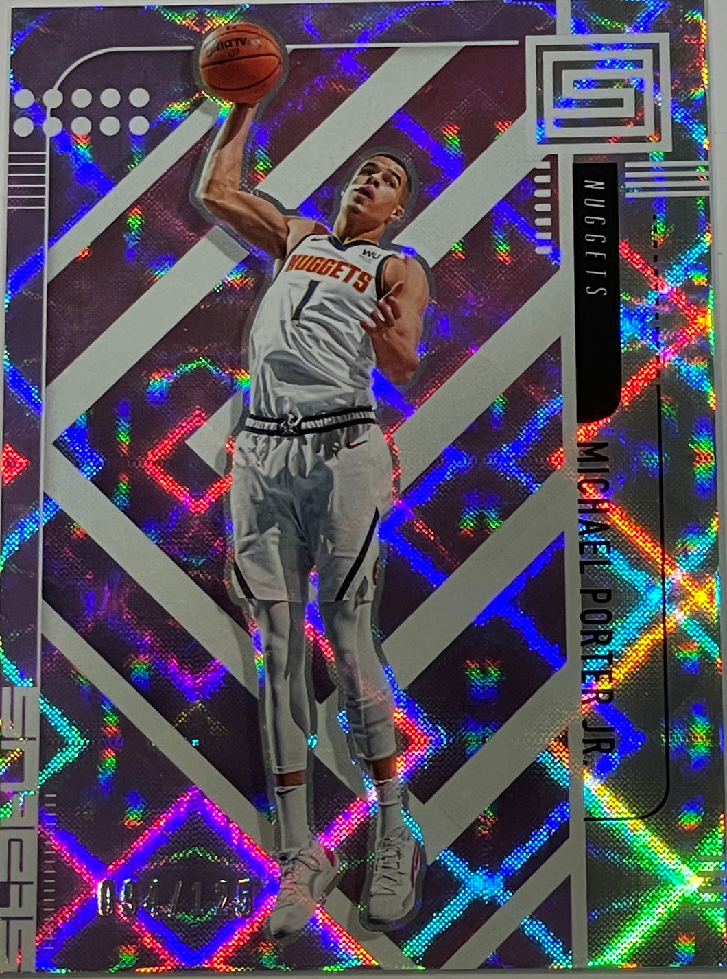 Michael Porter Jr. [White Diamonds] #66 2019 Panini Status 094/125