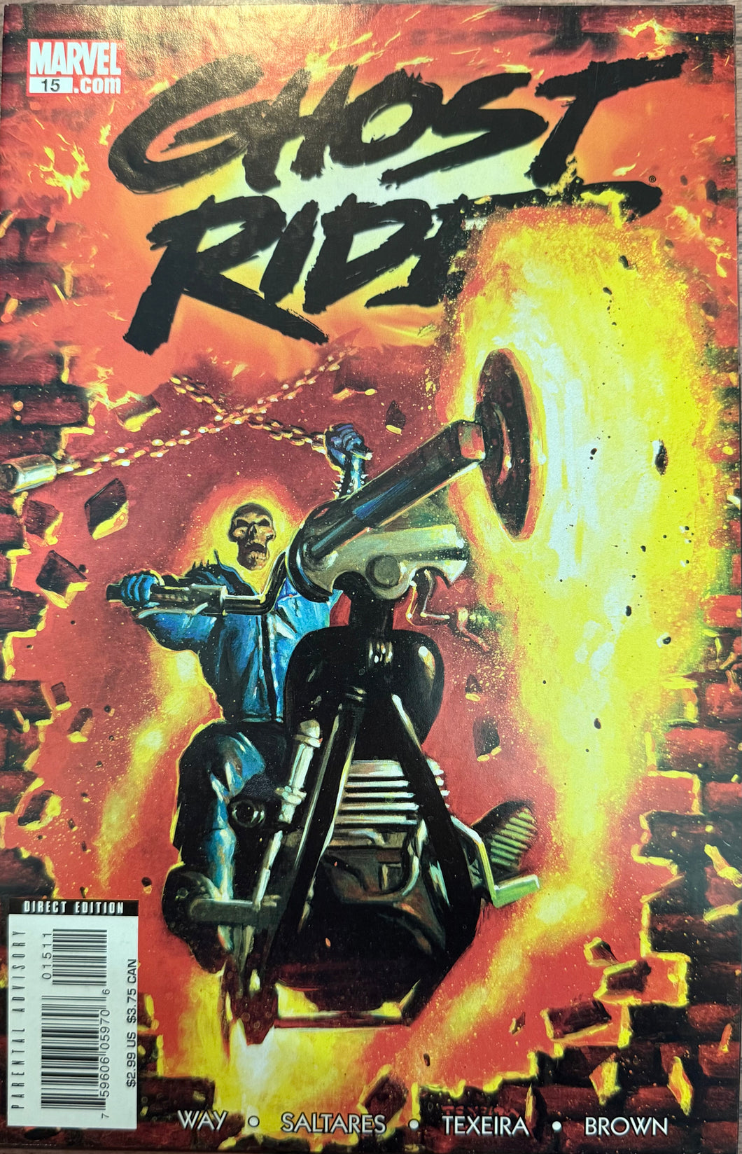 Ghost Rider #15 (4Th Series) 2007 Mark Texeira cover