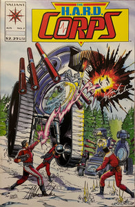 The H.A.R.D. Corps #7 signed by David Michelinie & Mike Leeke