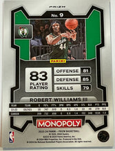 Load image into Gallery viewer, Robert Williams III [Purple] #9 2023 Panini Prizm Monopoly
