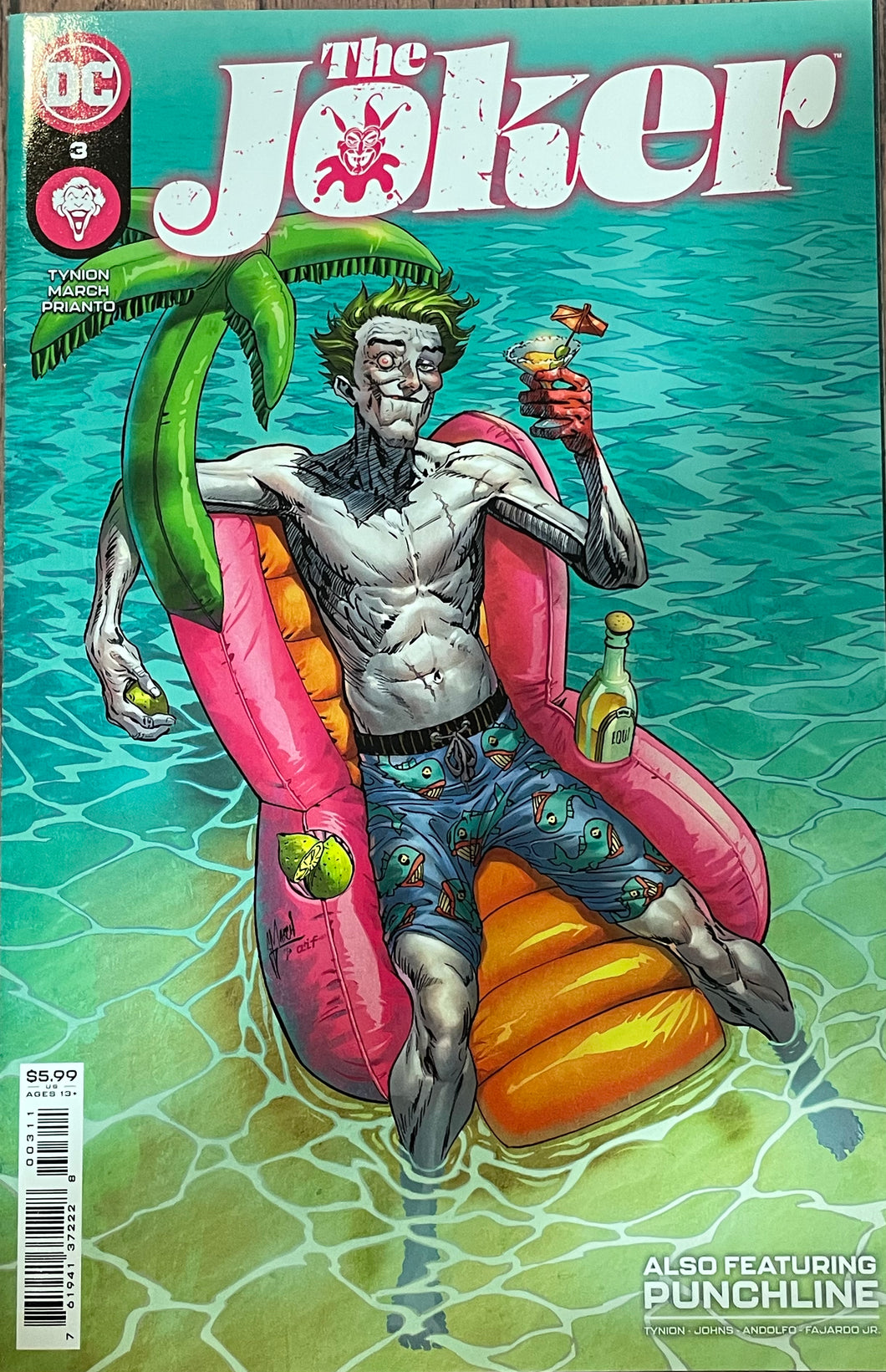 The Joker #3 (2021) Guillem March cover