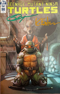 Teenage Mutant Ninja Turtles #98 Sajad Shah Planet Awesome exclusive limited to 3,000 copies  signed by Kevin Eastman & Sajad Shah