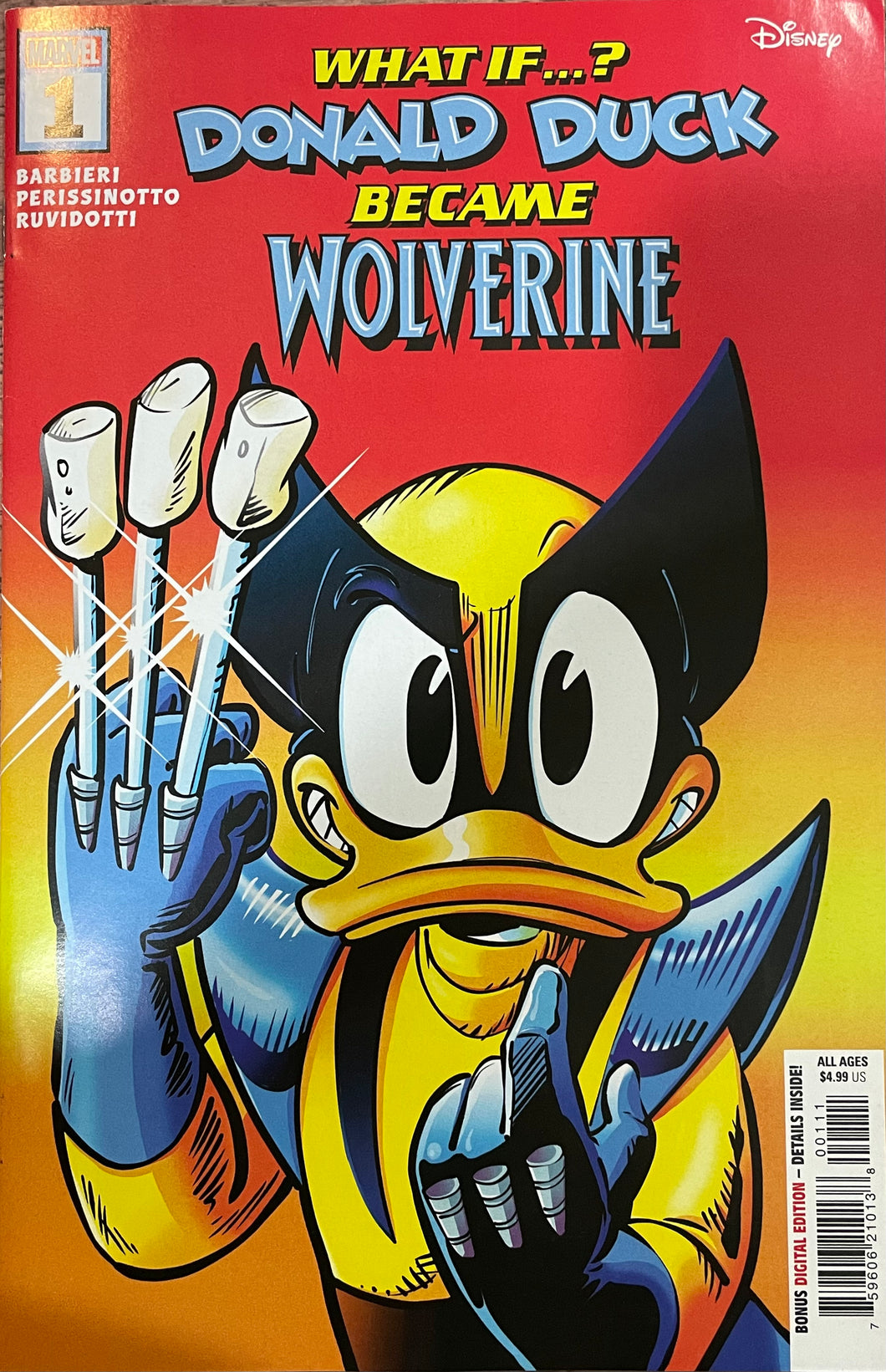 What if Donald Duck Became Wolverine #1 (2024)