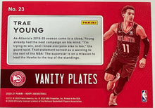 Load image into Gallery viewer, Trae Young #23 2020 Panini Hoops Vanity Plates

