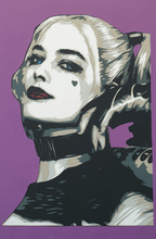 Load image into Gallery viewer, Harley Quinn by Rick Sharif - FRAMED [A3 Size (297 x 420 mm) (11.7 x 16.5 in) in a FRAME]
