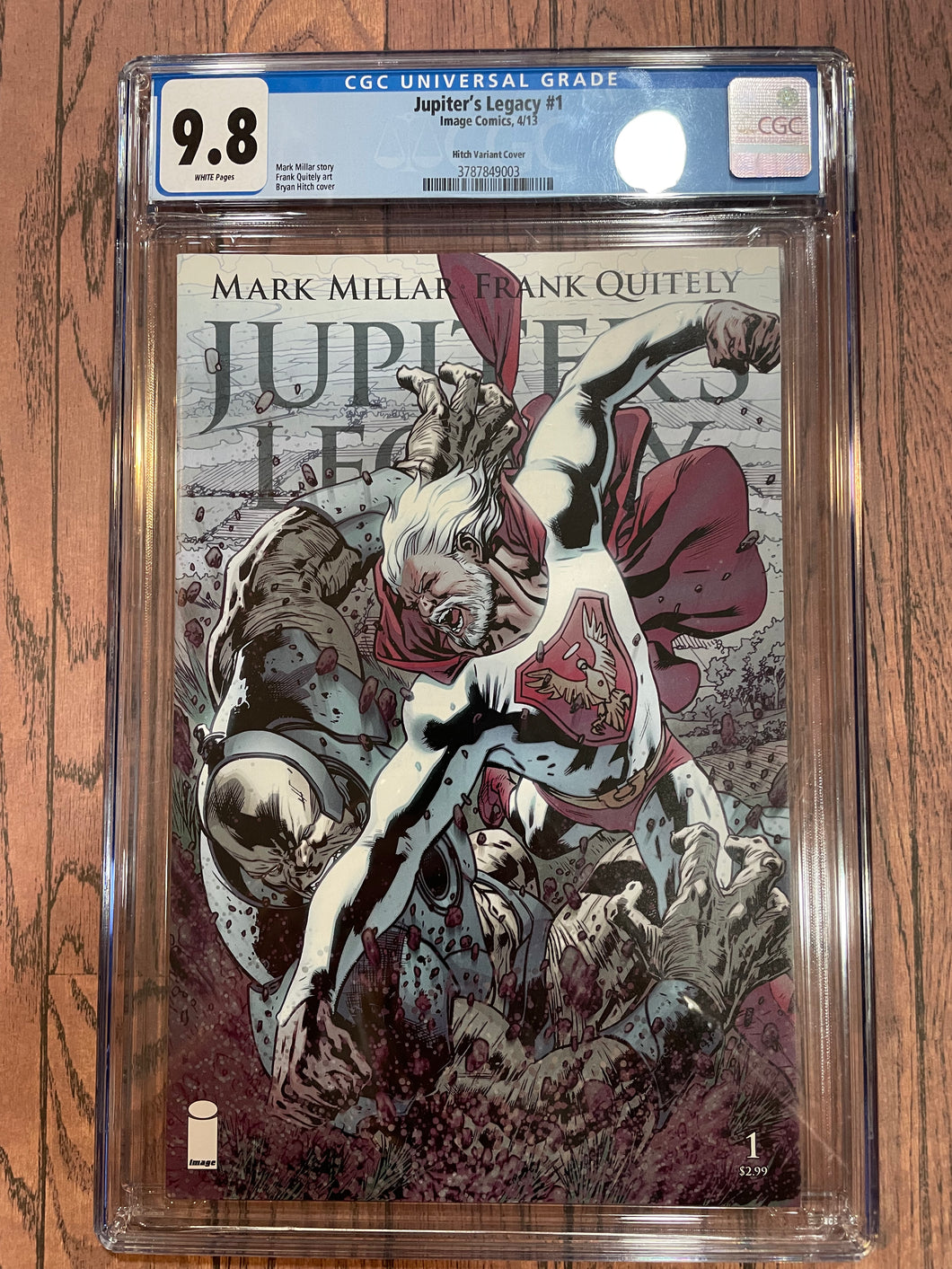 Jupiter's Legacy #1 Bryan Hitch variant cover CGC 9.8