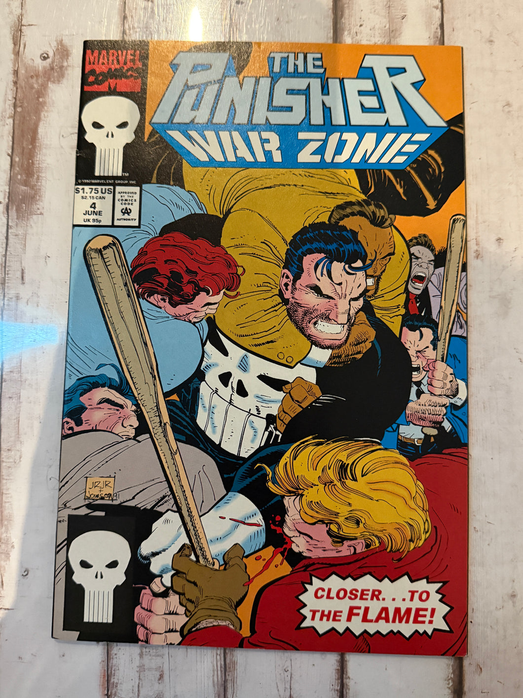 The Punisher War Zone #4 (1992) Cover art by John Romita Jr. and Klaus Janson