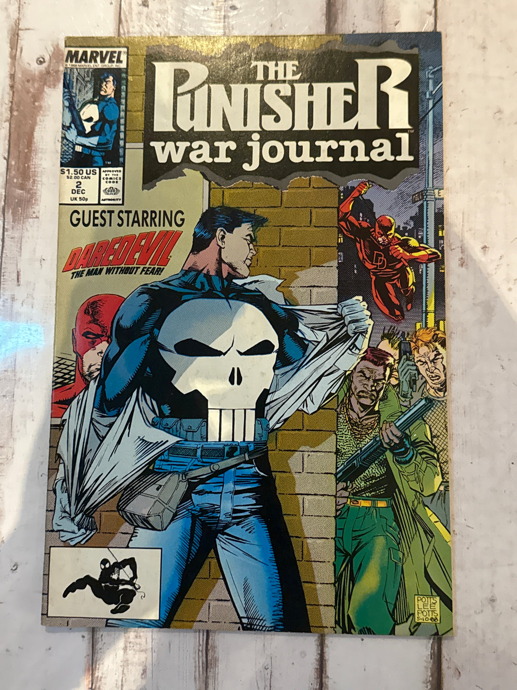 The Punisher War Journal #2 (1988) 1st series -  Carl Potts and Scott Williams cover