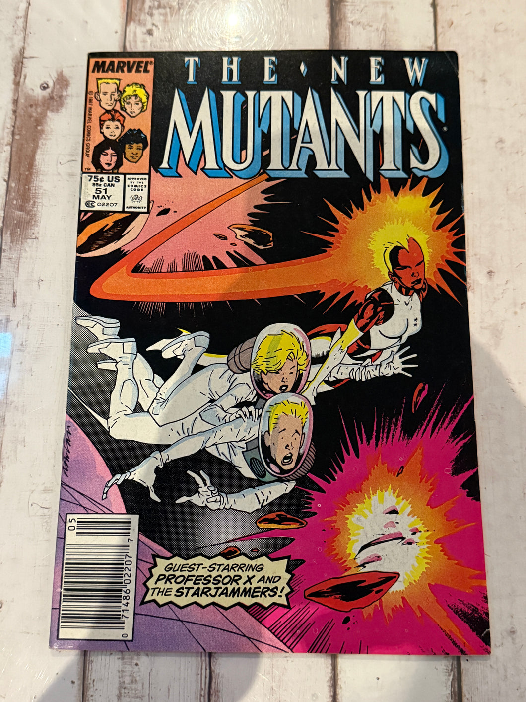 New Mutants (First series) #51 (1987) Mark Jewellers edition