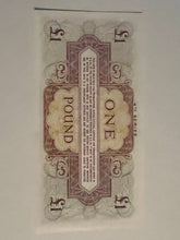 Load image into Gallery viewer, BRITISH MILITARY ARMED FORCES SPECIAL VOUCHER  £1 NOTE UNCIRCULATED 4th SERIES
