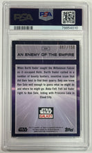 Load image into Gallery viewer, 2022 Star Wars Galaxy An Enemy of the Empire #62 Atomic Refractor numbered 087/150 PSA 8 NM
