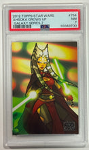 Load image into Gallery viewer, 2012 Topps Star Wars Ahsoka Grows Up #754 Galaxy Series 7 PSA 7 NM
