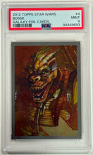 Load image into Gallery viewer, 2012 Topps Star Wars Bossk #4 Galaxy Foil Cards PSA 9 Mint
