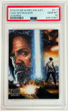 Load image into Gallery viewer, 2018 Star Wars Galaxy Luke Skywalker #C-1 Legends PSA 10 Gem Mint
