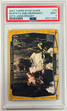Load image into Gallery viewer, 2007 Topps Star Wars Muppets and Merriment #76 30th Anniversary PSA 9 Mint
