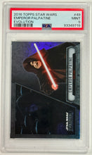 Load image into Gallery viewer, 2016 Topps Star Wars Emperor Palpatime #49 Evolution PSA 9 Mint
