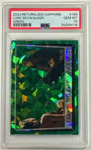 Load image into Gallery viewer, 2023 Return of the Jedi Saphire Luke Skywalker #188 Green numbered 58/60 PSA 10 Gem Mint
