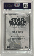 Load image into Gallery viewer, 2019 Star Wars Stellar Signatures Boba Fett #7 Art reprint No. 50/100 PSA 9 Mint
