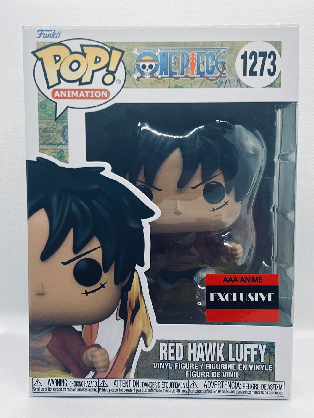 Red Hawk Luffy 1273 One Piece AAA Anime Exclusive Funko Pop