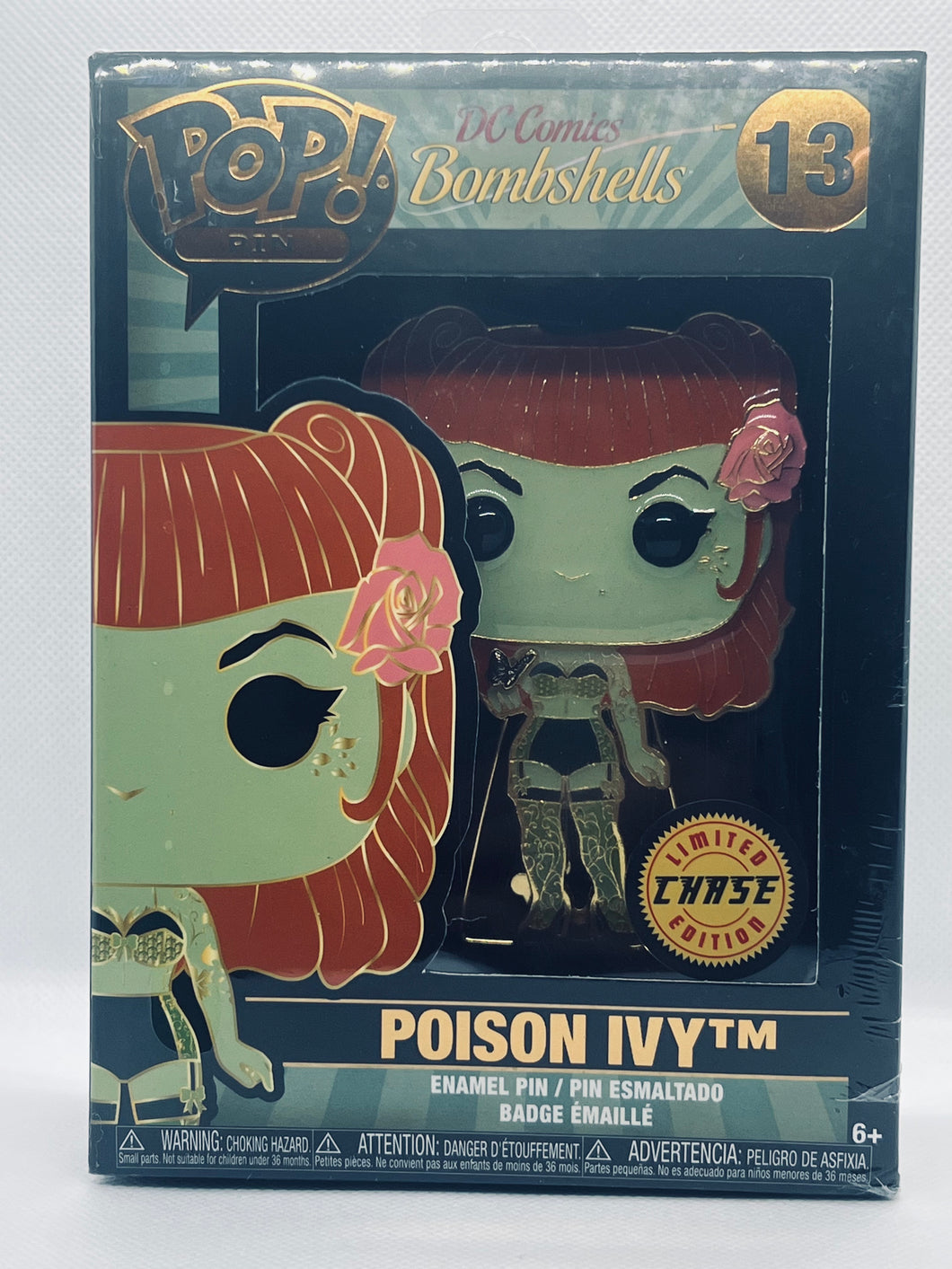 Poison Ivy 13 DC Bombshells Limited Edition Chase Funko Pin