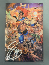 Load image into Gallery viewer, DC K.O. #1 Javier Fernandez blind bag foil cover signed by Scott Snyder
