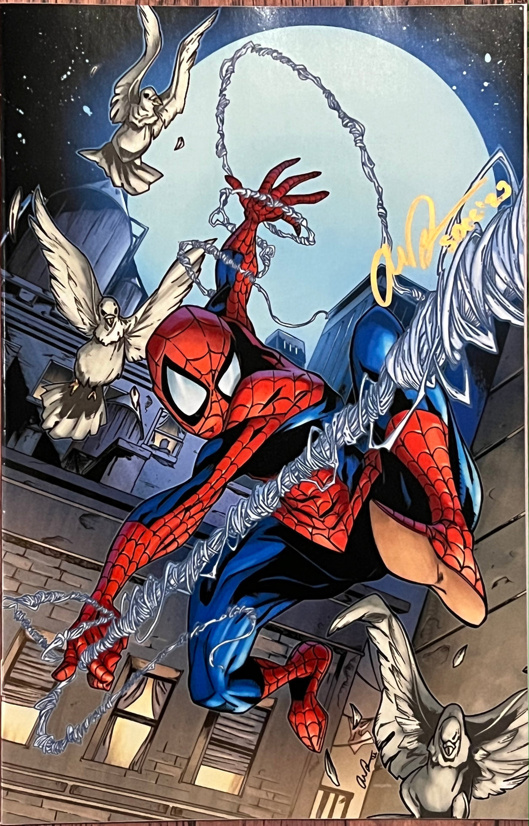 Amazing Spider-Man #20 Drew Zucker virgin variant signed by Drew Zucker