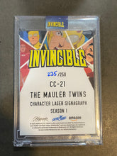 Load image into Gallery viewer, Mauler Twins CC-21 225/250 - Keepsake Invincible LACC Exclusive Signagraph Hand Numbered Card /250
