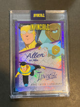 Load image into Gallery viewer, Keepsake Invincible LACC Exclusive Sunday September 28th Signagraph Hand Numbered Card - Allen the Alien and Invincible CC-13 64/250
