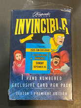 Load image into Gallery viewer, Keepsake Invincible LACC Exclusive Sunday September 28th Signagraph Hand Numbered Card - Allen the Alien and Invincible CC-13 64/250
