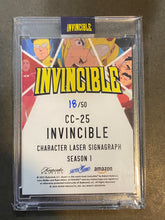 Load image into Gallery viewer, Invincible CC-25 18/50 Blood splatter - Keepsake Invincible LACC Exclusive Signagraph Hand Numbered Card /50
