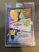Load image into Gallery viewer, Keepsake Invincible LACC Exclusive Sunday September 28th Signagraph Hand Numbered Card - Allen the Alien and Invincible CC-13 27/250
