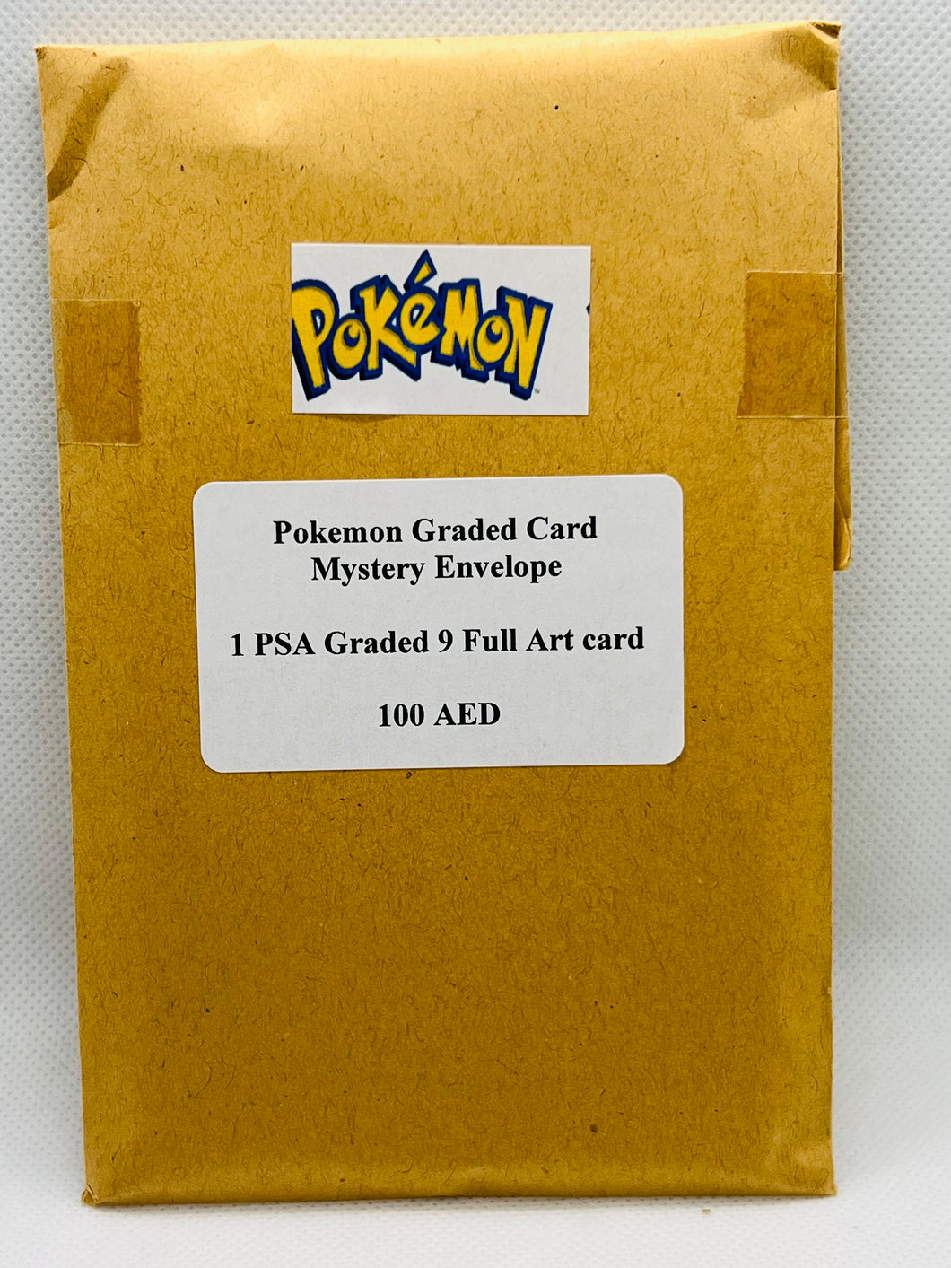 Pokemon Graded Card Mystery Envelope ( 1 x PSA 9 graded fulll art card)