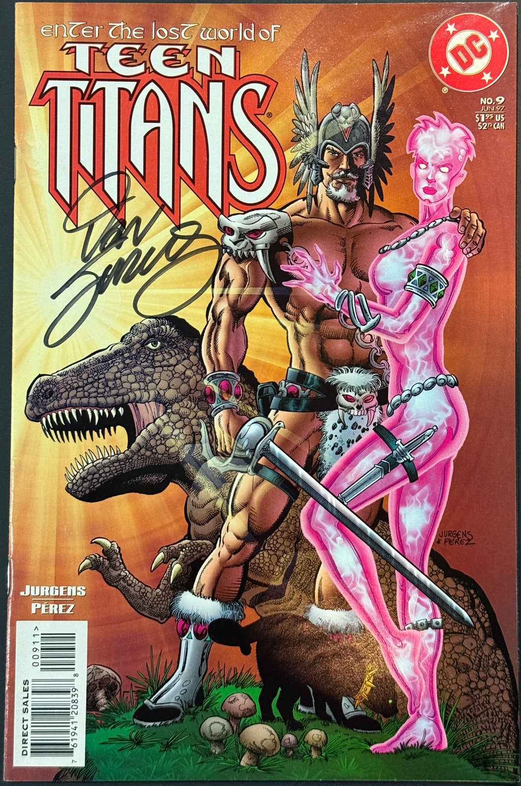 Teen Titans #9 signed by Dan Jurgens