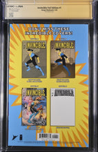 Load image into Gallery viewer, CGC x JSA 9.6 Invincible Foil Edition #1 Kyu Yong Eom virgin Variant Cover signed by Kyu Yong Eom
