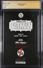 Load image into Gallery viewer, CGC x JSA 9.6 Absolute Batman #15 Mike Mayhew exclusive with remarque Signature by Mike Mayhew
