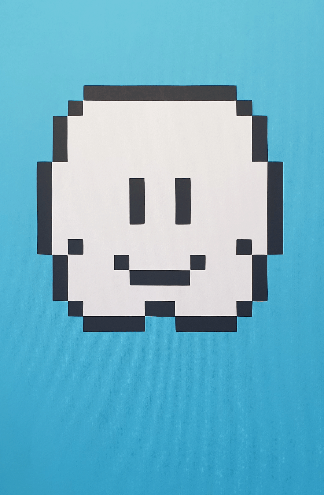Lakitu Cloud by Rick Sharif - FRAMED [A3 Size (297 x 420 mm) (11.7 x 16.5 in) in a FRAME]