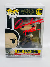 Load image into Gallery viewer, Poe Dameron 310 Star Wars Funko Pop signed by Oscar Isaac (69)
