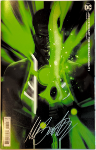 John Stewart : The Emerald Knight #1 (Jay Hero cover) signed by Marco Santucci