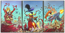 Load image into Gallery viewer, Spawn Universe Skottie Young 3 book connecting cover set
