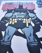 Load image into Gallery viewer, Absolute Batman #1 Bruno Redondo Homage Paper Blade Art on Comic By Rick Sharif
