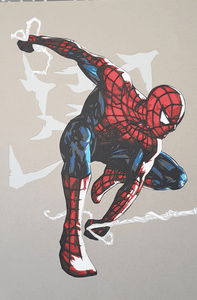 Kael Ngu's Spider-Man  by Rick Sharif FRAMED [A3 sized (297 x 420 mm) (11.7 x 16.5 in) in a Frame]