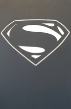 Load image into Gallery viewer, Superman Logo by Rick Sharif - FRAMED [A3 Size (297 x 420 mm) (11.7 x 16.5 in) in a FRAME]
